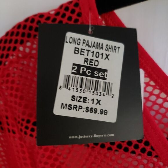 Just Sexy Lingerie 2 Piece Mesh Babydoll Panty Set - Picture 5 of 8